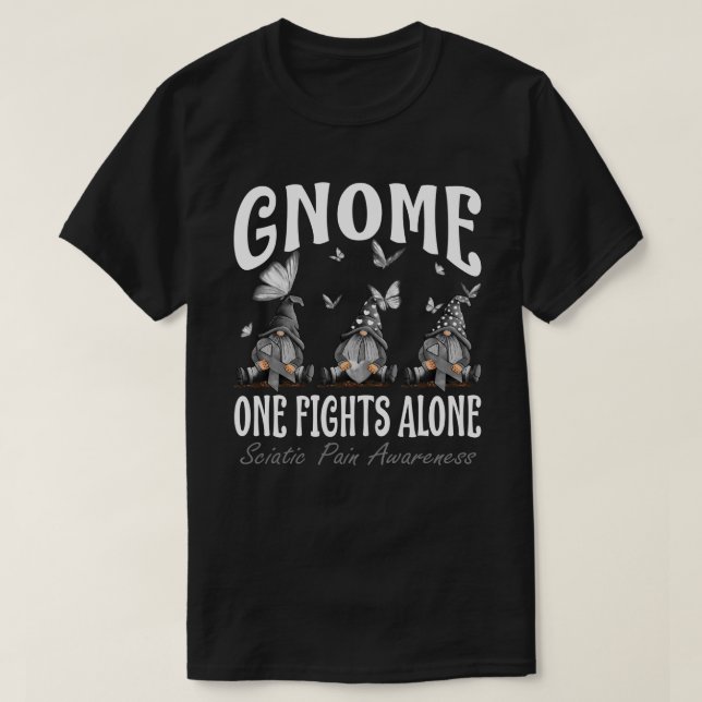 Camiseta Gnome One solo lucha contra el dolor ciático (Diseño del anverso)
