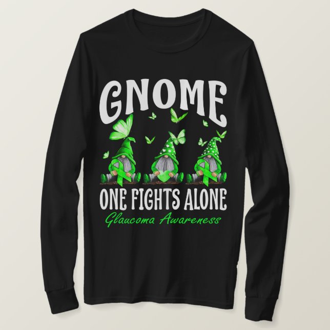 Camiseta Gnome One sólo lucha contra el glaucoma (Anverso del diseño)