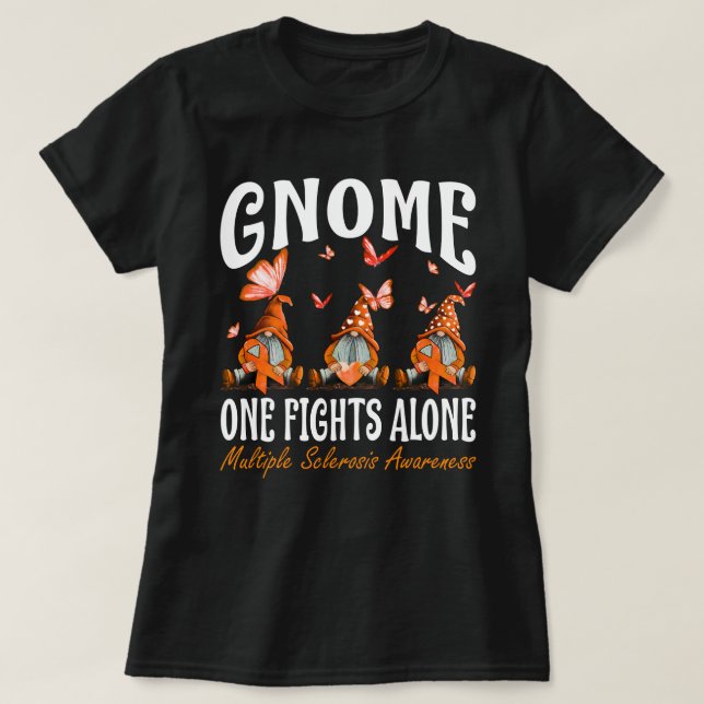 Camiseta Gnome One solo lucha contra los alerenes de la esc (Diseño del anverso)