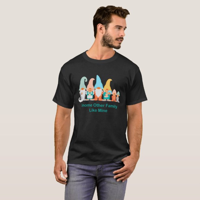 Camiseta Gnome Otras Familias Como Mine Gnome Familia Unise (Anverso completo)