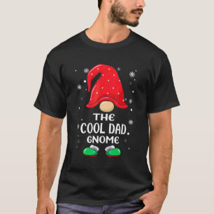Camiseta Gnome Papá Genial de Cuadro Búfalo Familia Combina