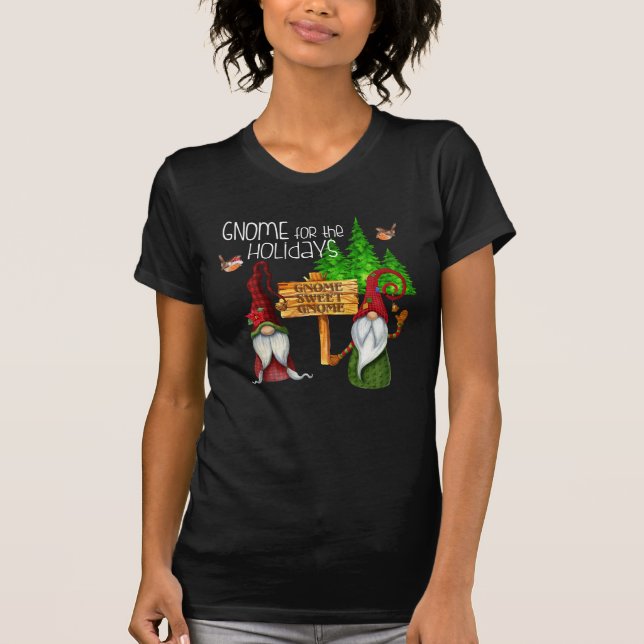 Camiseta Gnome para el Gnome de los Navidades del Jardín de (Anverso)