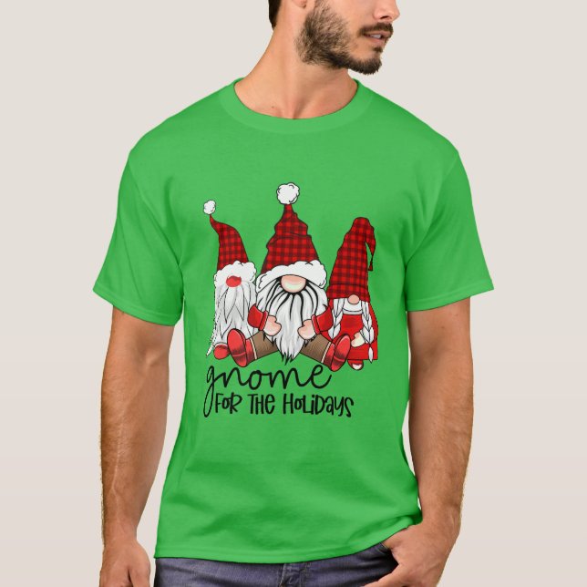 Camiseta Gnome para las vacaciones, lindo (Anverso)