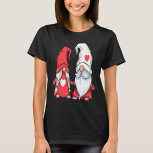 Camiseta Gnome Pareja Día de San Valentín Cute Heart Love V