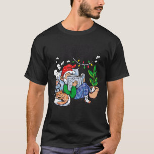 Camiseta Gnome Place Like Home Book Reader Gnome No Place L