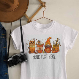Camiseta Gnome Pumpkin Fall Tee Retro Diseño Halloween Dive