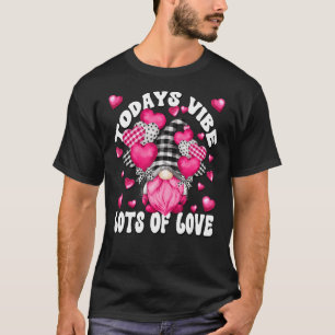 Camiseta Gnome Rosa Con Barba Rosa Para Mujeres Cute Valent