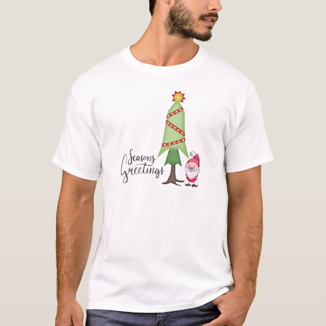 Camiseta Gnome Seasons Greetings (Anverso)