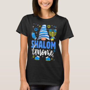 Camiseta Gnome Shalom Menorá Peonza Janucá Judío