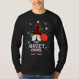 Camiseta Gnome Silencioso de Cuadros de Búfalo Familia Comb