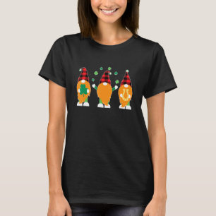 Camiseta Gnome St Patricks Day Boys Shamrock Gorra Buff