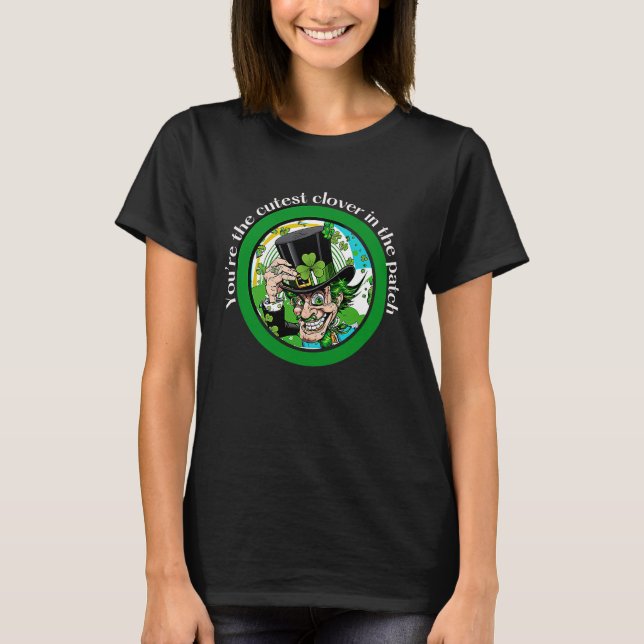 Camiseta Gnome St Patrick's Day Decoration Cute St Patrick  (Anverso)