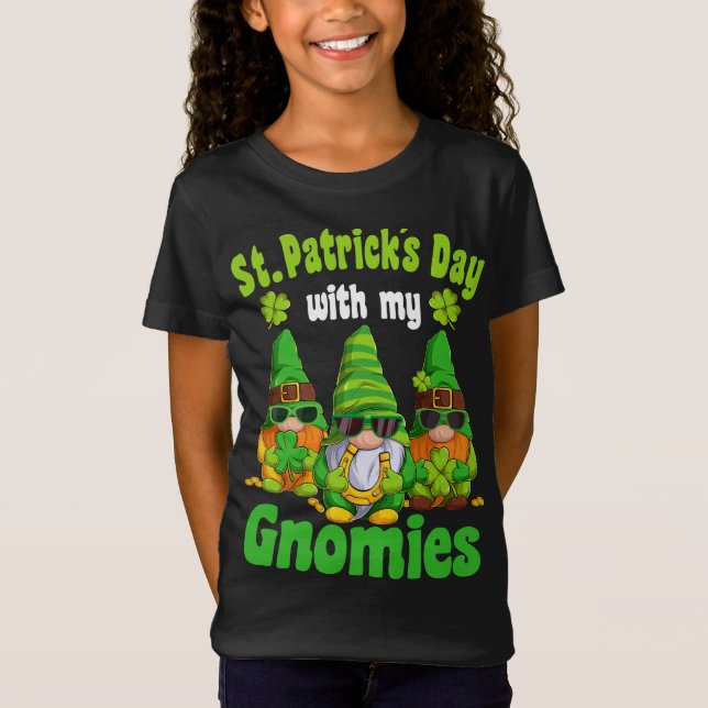 Camiseta Gnome St Patricks Day Gnomies (Anverso)