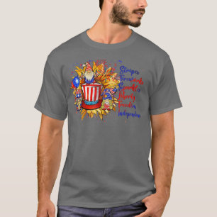 Camiseta Gnome Stripes Fuegos artificiales paralizan el gir