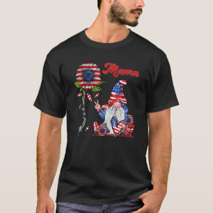 Camiseta Gnome Sunflower Bendecido Por Ser Llamada Mamá 4 D