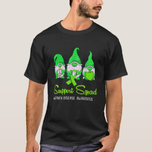 Camiseta Gnome Support Squad Green Ribbon Ridney Disease Aw
