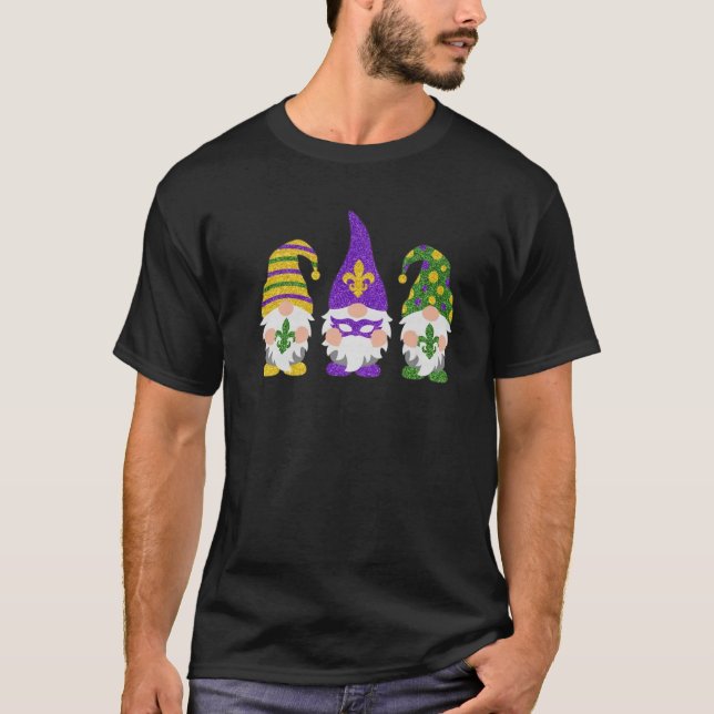 Camiseta Gnome Tee Cute Mardi Gr (Anverso)
