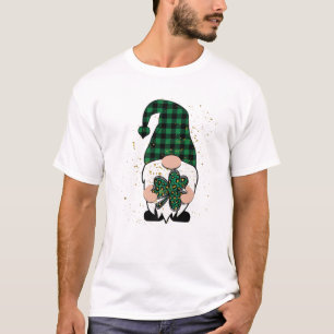 Camiseta Gnome Verde Amantes Shamrock Leprechaun St Pa