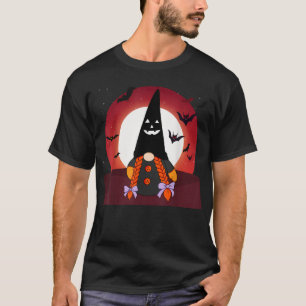 Camiseta Gnome Witch Halloween Costume Calabaza otoño otoño