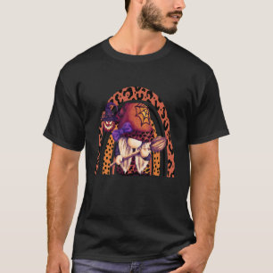Camiseta Gnome Witch Halloween Costume Calabaza otoño otoño