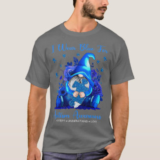 Camiseta Gnome Yo Uso Azul Para Concienciar Sobre El Autism