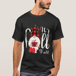 Camiseta Gnomes Calabaza de piel roja de búfalo es otoño