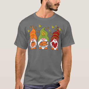 Camiseta Gnomes Calabaza Turquía Día de Acción de Gracias C