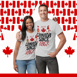 Camiseta Gnomes Canadá desde 1867 Holiday Unisex