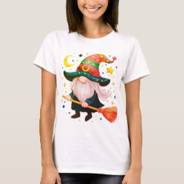 Camiseta Gnomes con broomstick