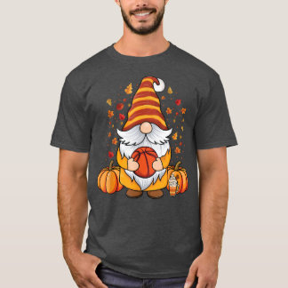 Camiseta Gnomes con calabaza de baloncesto con sabor a cast
