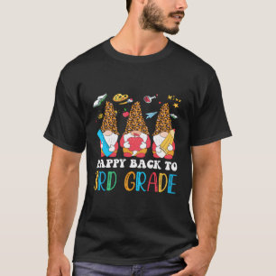 Camiseta Gnomes Contentos De Volver A Maestros De 3er Grado