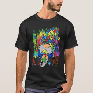Camiseta Gnomes Costume Puzzle Autism Awareness Mono Mes