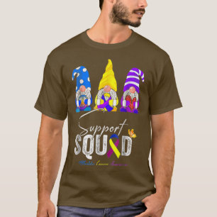 Camiseta Gnomes Cute Apoya Concienciación sobre el Cáncer d
