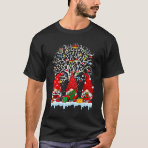 Camiseta Gnomes Cute Gnomes Merry Christmas Light Gnome Xma