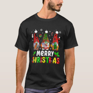 Camiseta Gnomes Cute Gnomes Merry Christmas Light Gnome Xma