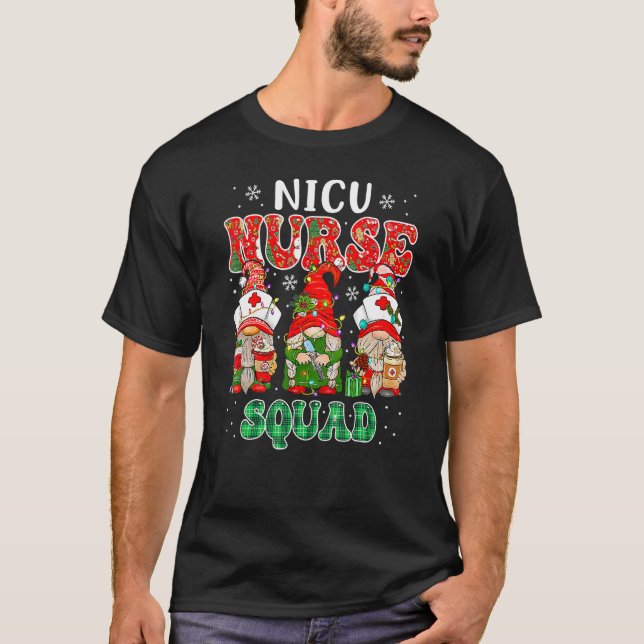 Camiseta Gnomes Cute Neonatal Nu Navidades del Escuadrón de (Anverso)
