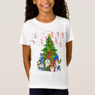 Camiseta Gnomes de árbol de Navidad