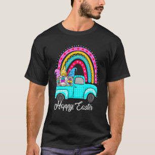 Camiseta Gnomes de arcoiris con huevo conejito cazando cami