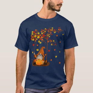 Camiseta Gnomes de calabaza Caen otoño Cute Halloween Thank