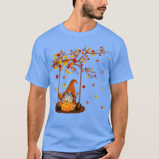 Camiseta Gnomes de calabaza Caen otoño Cute Halloween Thank