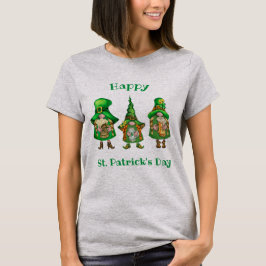 Camiseta Gnomes de Chicas verdes del Día de San Patricio