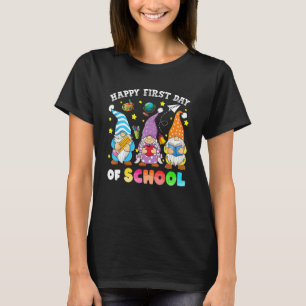 Camiseta Gnomes De Cute Feliz Primer Día Del Profesor Stu