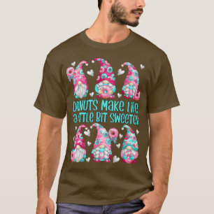 Camiseta Gnomes De Donut Para Las Mujeres A Las Que Les Enc