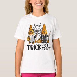Camiseta Gnomes De Halloween De Truco O Tratamiento