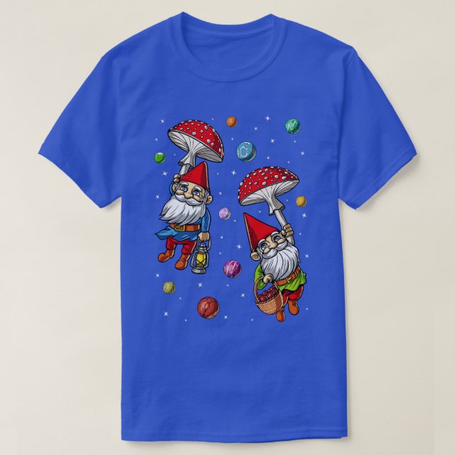 Camiseta Gnomes de hongos forestales 1 (Diseño del anverso)