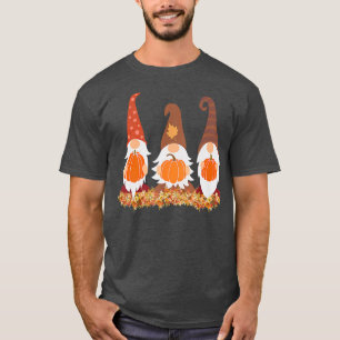 Camiseta Gnomes de otoño y hojas de otoño atractivos regalo