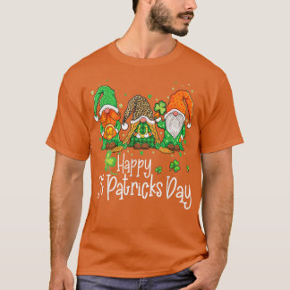 Camiseta Gnomes de Shamrock irlandeses Feliz Día de San Pat