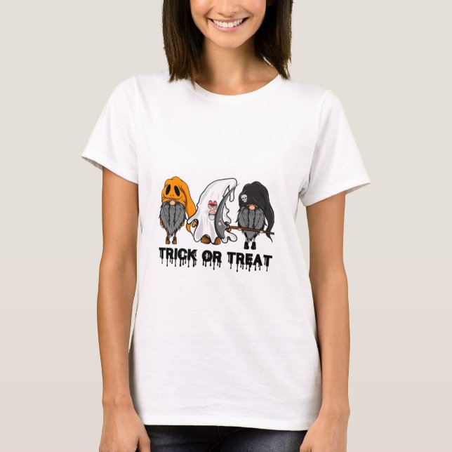 Camiseta Gnomes De Truco O Tratamiento (Anverso)