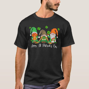 Camiseta Gnomes del Día de los Patrocinadores con Shamrock 