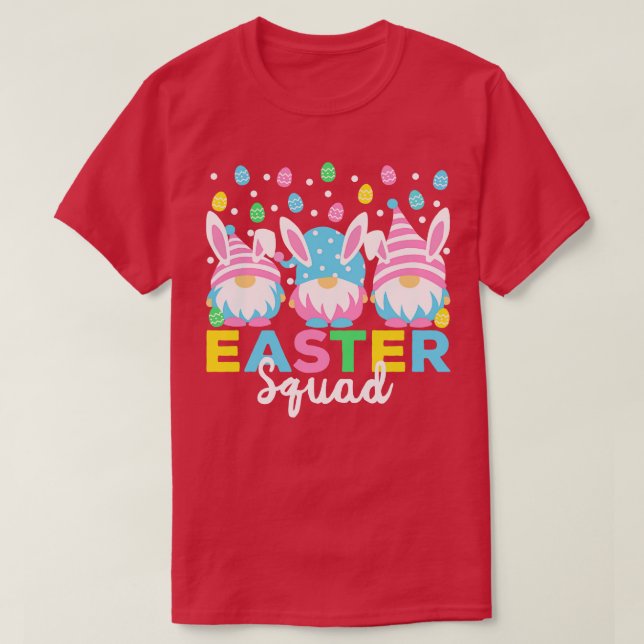 Camiseta Gnomes divertidos de la Escuadrón de Pascua (Diseño del anverso)